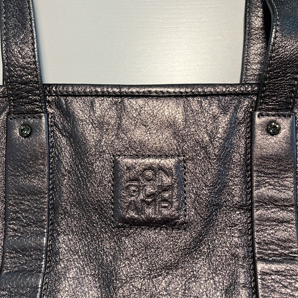 🪩 Metallic silver Longchamp shoulder bag - Picture 2 of 12